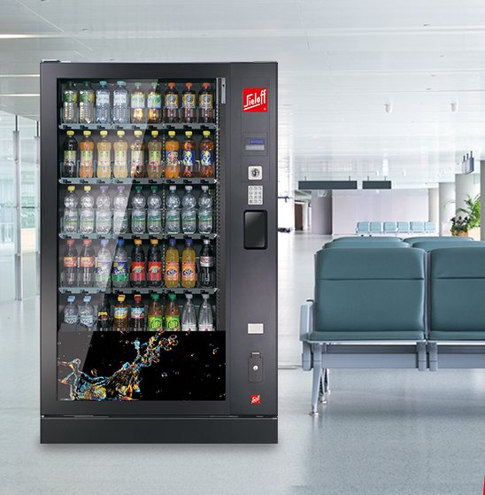 Getränkeautomat mit Glasfront