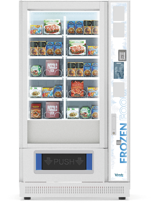 Eisautomat mit Tiefkühlgerichten